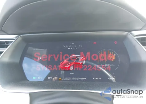 2017 Tesla Model S 100D/60D/75D/90D/P100D из США, поврежденный, VIN 5YJSA1E26HF224554